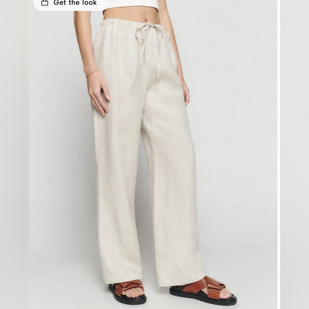 NWOT Reformation Olina 100% Linen Pants